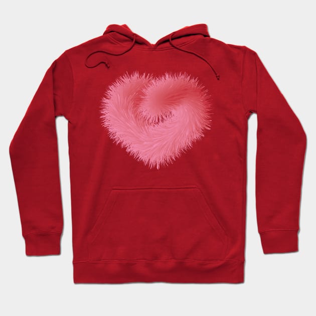 Pink Fur Love Hoodie by Steady Eyes